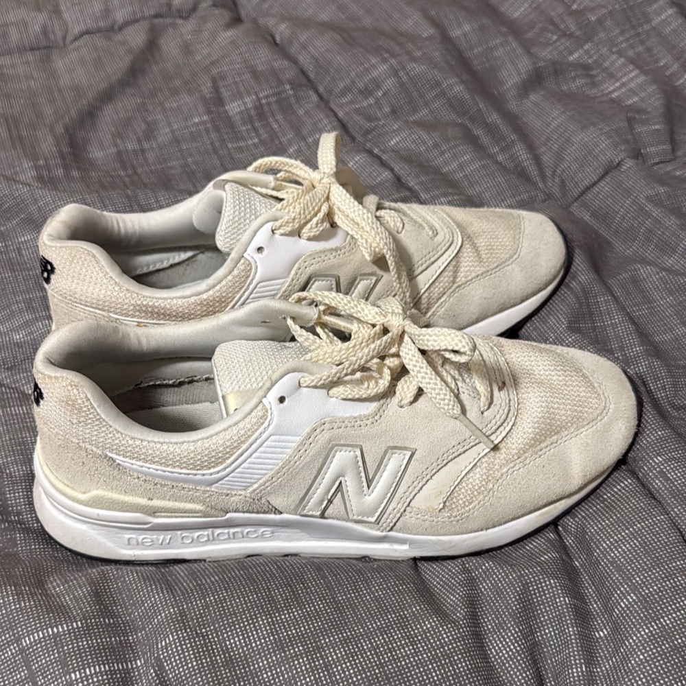 New Balance Off-White Athletic Shoes